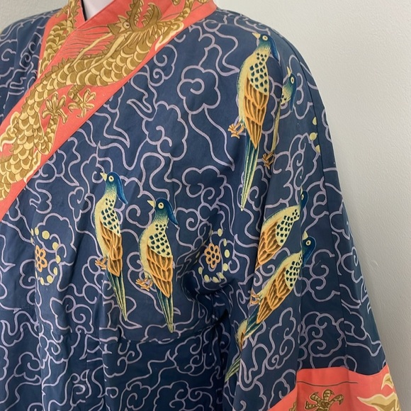 J. Peterman Company Dragon Kimono Dress XS - Picture 6 of 9